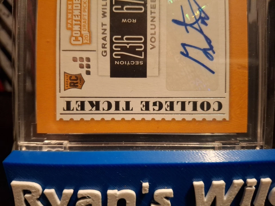 2019-20 Panini Contenders Draft Picks - RPS College Ticket Grant Williams #75 RC - Image 4 of 4