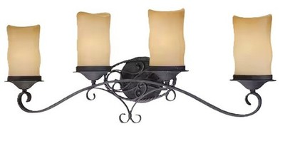 Volume Lighting Sevilla 4-Light Indoor Antique Wrought Iron