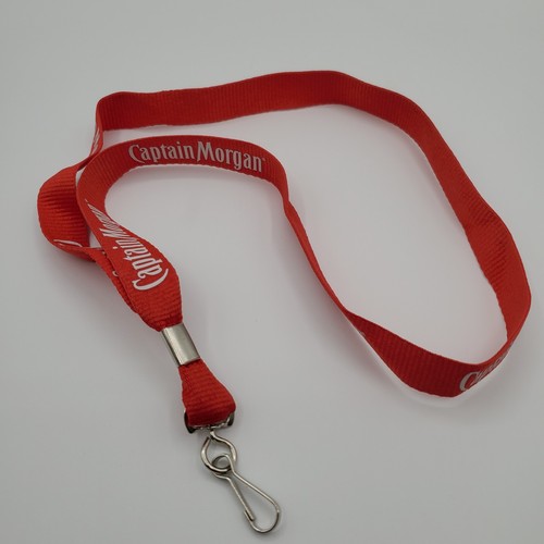 Captain Morgan 2008 Red Nylon Lanyard Promotional Giveaway - HARD TO FIND RARE