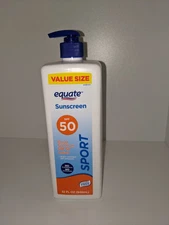 Equate Sport Broad Spectrum SPF-50 Sunscreen Lotion, 32 fl oz (Value Size)
