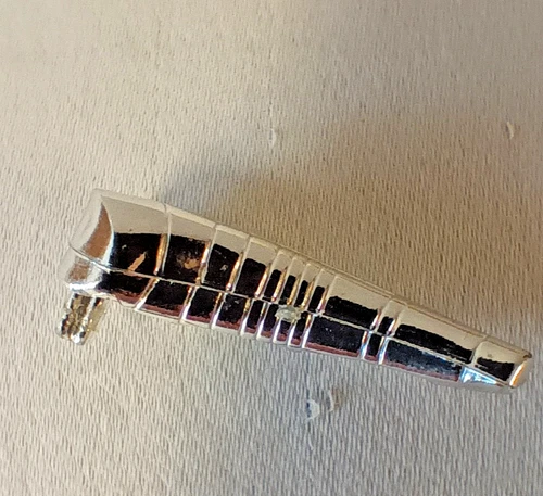 Vintage Power Rangers MMPR Megazord 1993 Triceratops Horn Part Accessory Silver