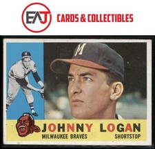 Johnny Logan 1960 Topps #205 Milwaukee Braves