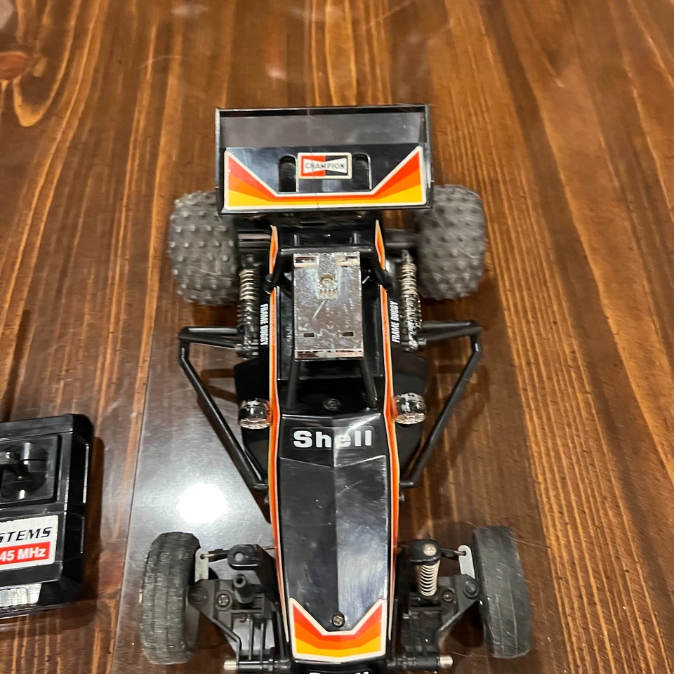 Buggy LOBO RC VINTAGE NIKKO cuadro original 1988 negro probado funcionando Foto 4 de 4