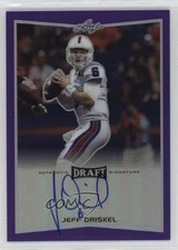 2016 Leaf Metal Draft Purple Prismatic 1/25 Jeff Driskel Rookie Auto RC 2r8
