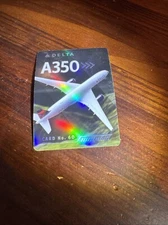 Delta Air Lines Collectible Pilot Trading Card Airbus A350-900 No.60 New