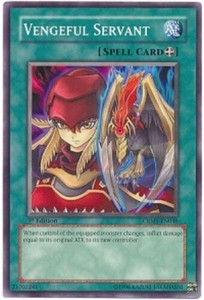 Vengeful Servant - CRMS-EN046 - Common - 1st Edition x3 - Lightly Played