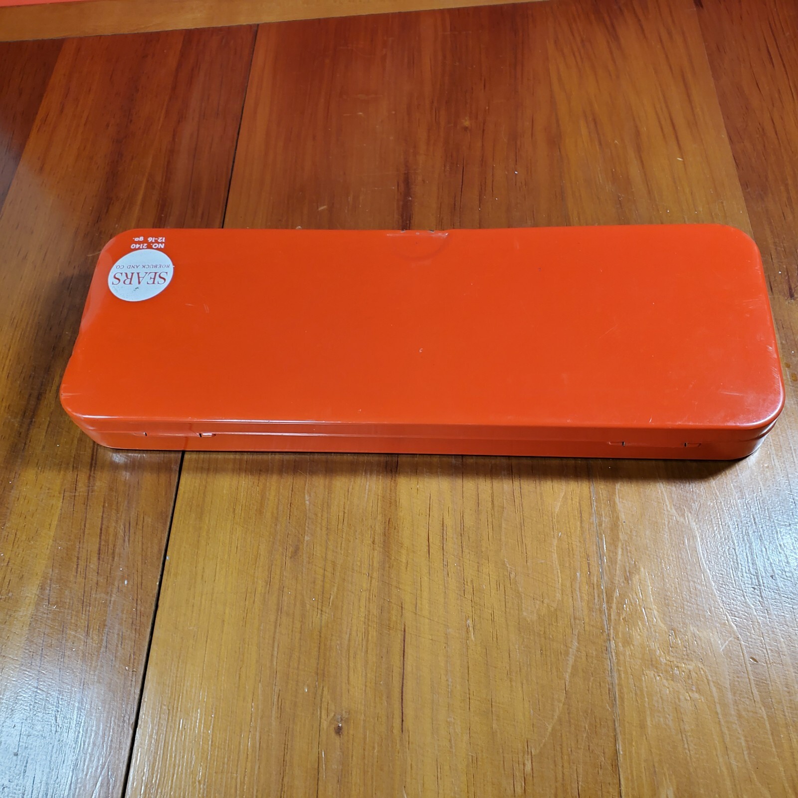 Vintage Sears Roebuck and Co GUN CLEANING KIT No.2140 1216ga Metal Box