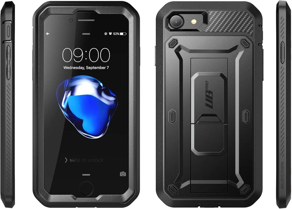 iPhone SE 2022/20 /iPhone 8/7 Case,SUPCASE Stand Case Daul Layer Screen Cover US - Image 3 of 4