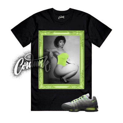 #ad #ad Air Max 95 Big Bubble Neon Black Yellow Cool Grey 2025 T Shirt Match IS1 $24.74