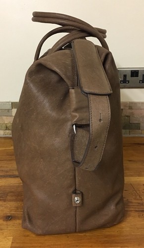 MAISON MARTIN MARGIELA Brown Leather Weekend Bag - Picture 3 of 12