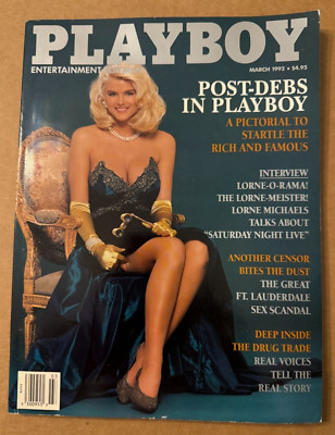 Playboy Magazine March 1992 Cover: Anna Nicole Smith Playmate: Tylyn John