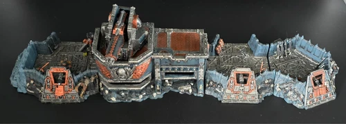 Imperial Bunker Wall of martyrs Scenery Terrain Terrain Warhammer 40K Painted