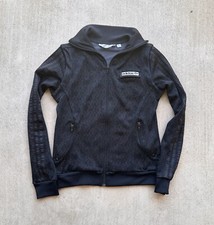 Adidas Track Jacket Women Size 40 Geometric All Over Print