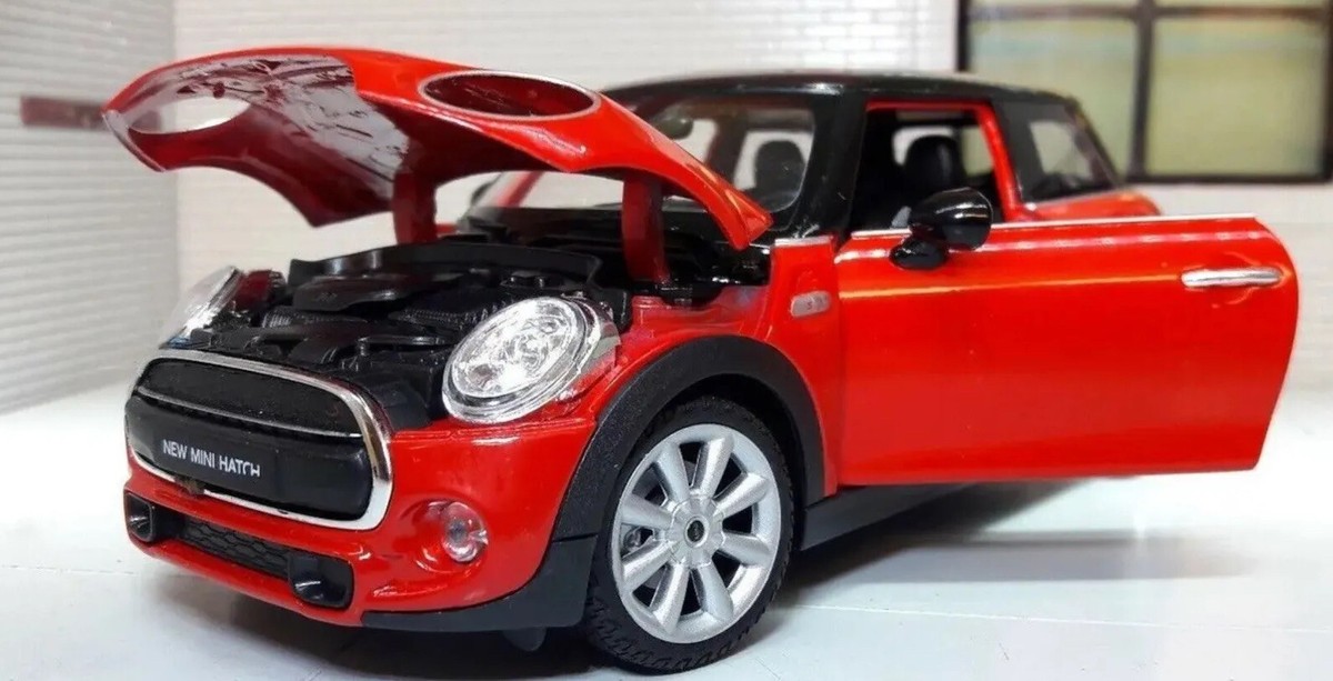BMW Mini Cooper S Hatch - Red Scale 1 24 WELLY 24058r for sale