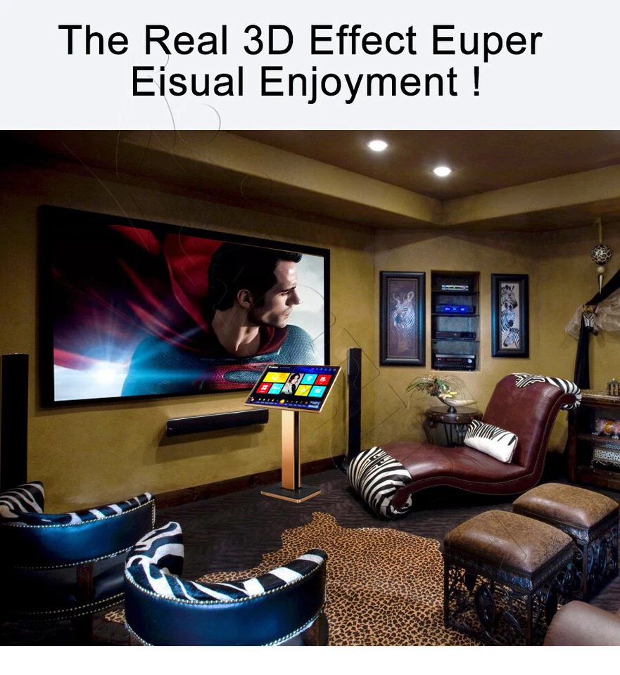 12TB HDD 210K Chinese Cantonese English Songs 22" Touch Screen Karaoke Machine - Image 3 of 4