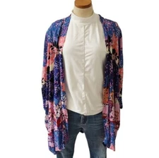 Victoria's Secret Cover Up Kimono Multiple Use Sleep Wear Top Shirt size M/L