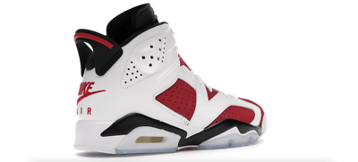 AIR JORDAN 6 RETRO CARMINE 2021 CT8529-106 GS/MENS 3Y- 7y New 100