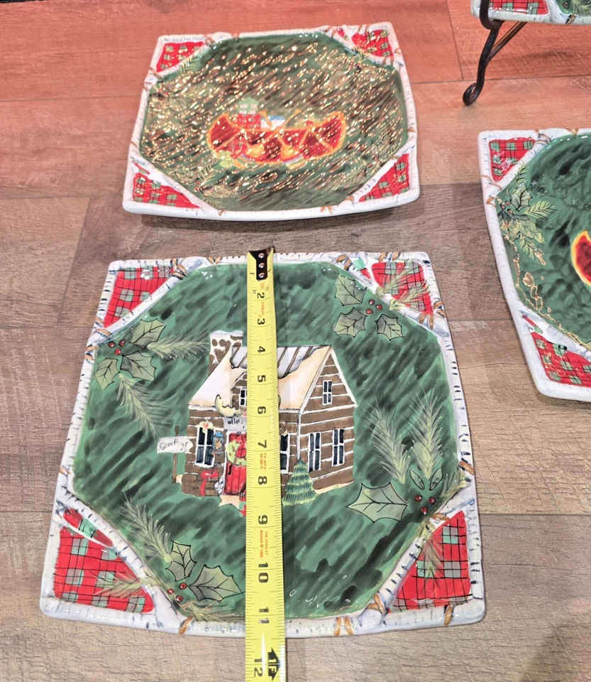 Juego de 6 series navideñas cuadradas internacionales certificadas por Susan Winget  Foto 4 de 4