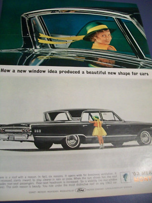 1963 Mercury Breezeway large-mag car ad -