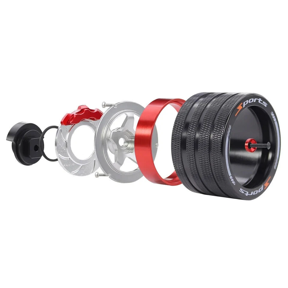 Hand wheel transmitter Steering wheel Fits Sanwa Futaba Wfly NB4 Mt4 7PX 10PX X9 - Image 4 of 4