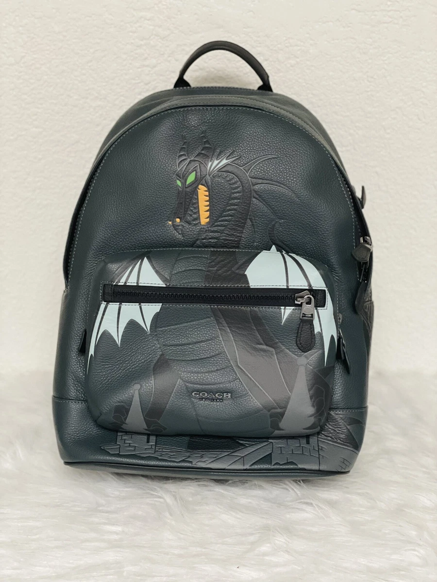 COACH®  Disney X Coach West Backpack With Maleficent Dragon Motif