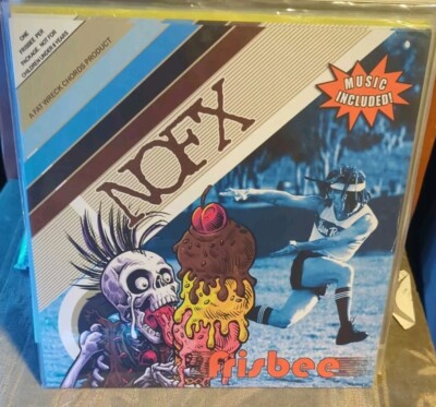 NOFX Final Tour Frisbee Coaster 83/99 Edmonton Final Tour Vinyl Record