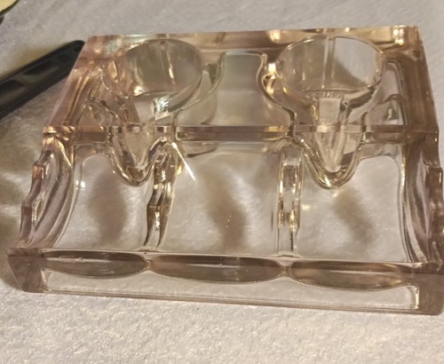 Antique Glass Inkwell GEM Dated May 30, 1911 - Picture 11 of 14