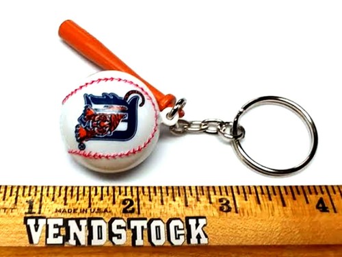 DETROIT TIGERS MLB BASEBALL LICENSED KEYCHAIN BACKBACK PULL GIFT YOU PICK - Picture 3 of 11