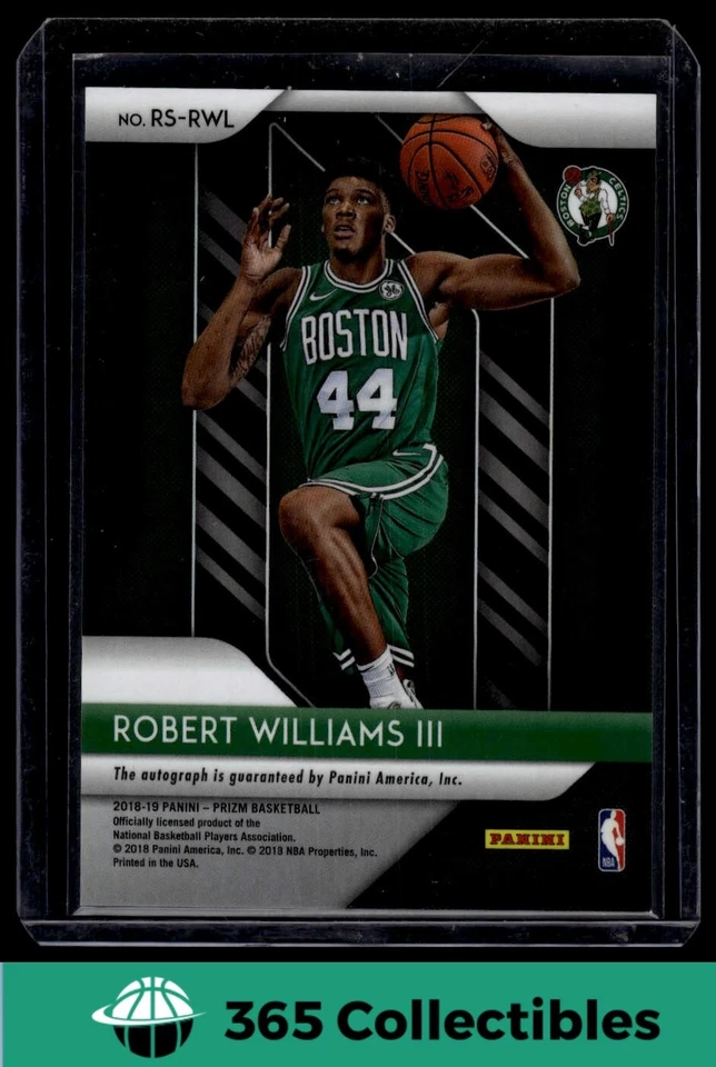 2018-19 Panini Prizm Robert Williams III Rookie Signatures #RS-RWL Celtics - Image 2 of 2