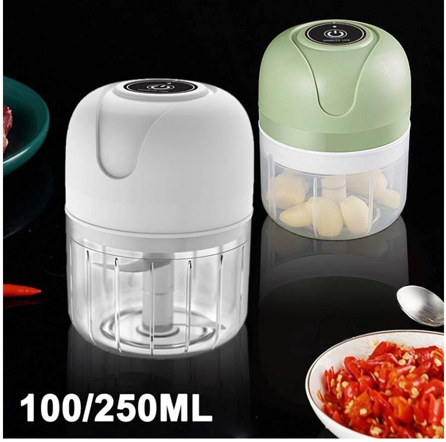 Electric Chopper Mini USB Wireless Garlic Meat Fruit Vegetable Food Grinder  New