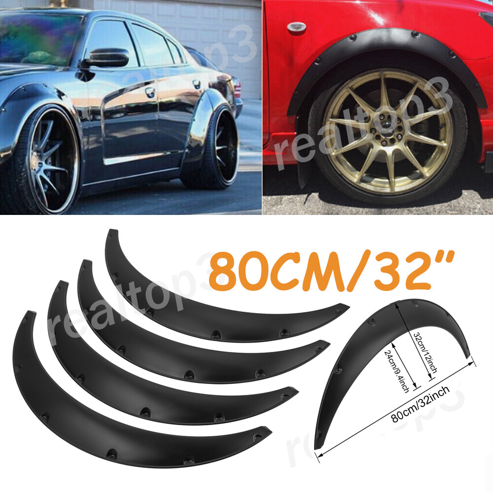 Toyota Ford 4x Extended Wide Wheel Arch Fender Flares Rivet Bolt Style