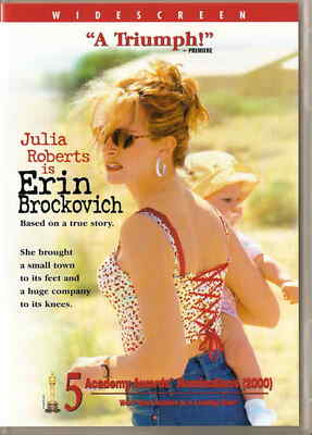 ERIN BROCKOVICH (Julia Roberts, Albert Finney, Aaron Eckhart, Soderbergh) R2 DVD
