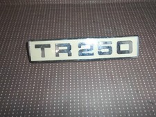 Triumph Tr250 New Rear Fender Tr250 Enamel Emblems