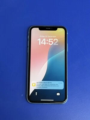 Apple iPhone XR 64GB Blue Very Good Condition. 87% Battery Health - image 1 of 4