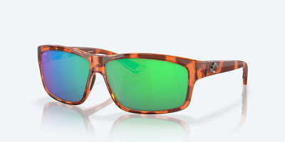 Costa CUT Sunglasses 51 Honey Tortoise Frame/Green 580p Lens