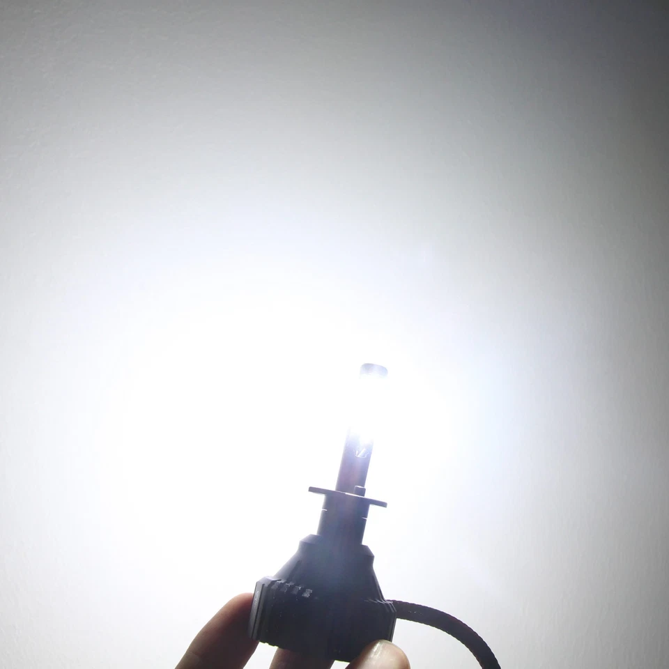 Alla Lighting 8000LM H1 Fog Light Bulb Driving Lamp Replacement 6000K White 2pcs - Image 2 of 4