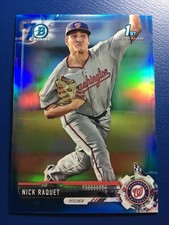 NICK RAQUET 2017 Bowman Draft CHROME  CARD #BDC-182 70th PARALLEL #D 016/200