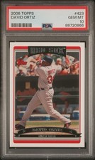 2006 Topps David Ortiz #423 PSA 10 Gem Mint