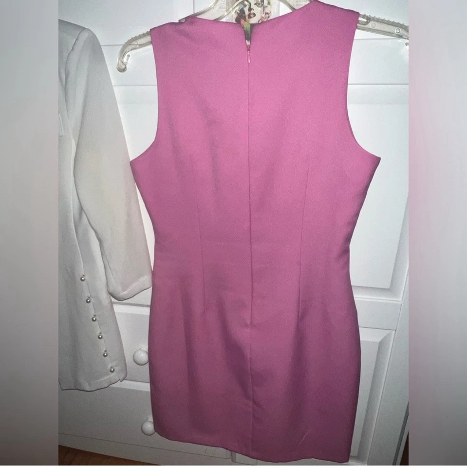 Mini vestido bodycorn rosa rubor para mujer talla XS ¡Excelente!  Foto 2 de 4