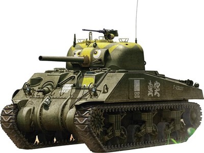 Ryefield Model 1/35 M4A4 Sherman Plastik Modellbausatz RFM5119