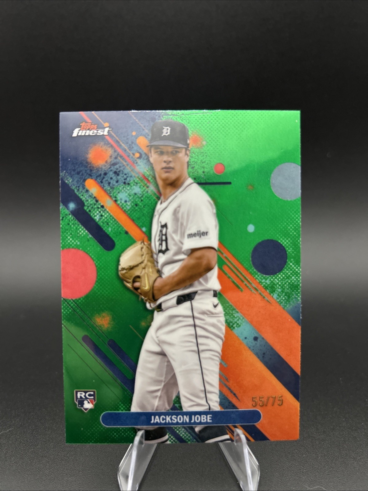 Jackson Jobe Rookie 2025 Topps Finest Green Refractor /75 #35 Common