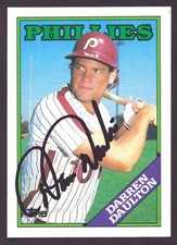 DARREN DAULTON 1988 Topps #468 AUTOGRAPH Signed PHILLIES AUTO Marlins d.2017