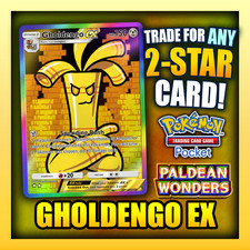 Gholdengo Ex Rainbow - Pokémon TCG Pocket Card - Paldean Wonders - Englisch