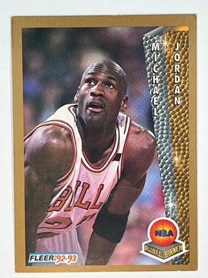 1992-93 Fleer - Award Winner Michael Jordan #246 HOF GOAT  MT/SHARP Bulls