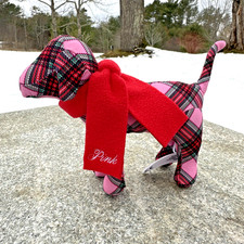 2025 Victoria s Secret PINK Holiday Mini Dog Limited Edition Collectible Plaid