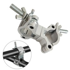 1/2 PCS Swivel Double Coupler 30-52mm Tube Trussing Clamp Heavy Duty Aluminium