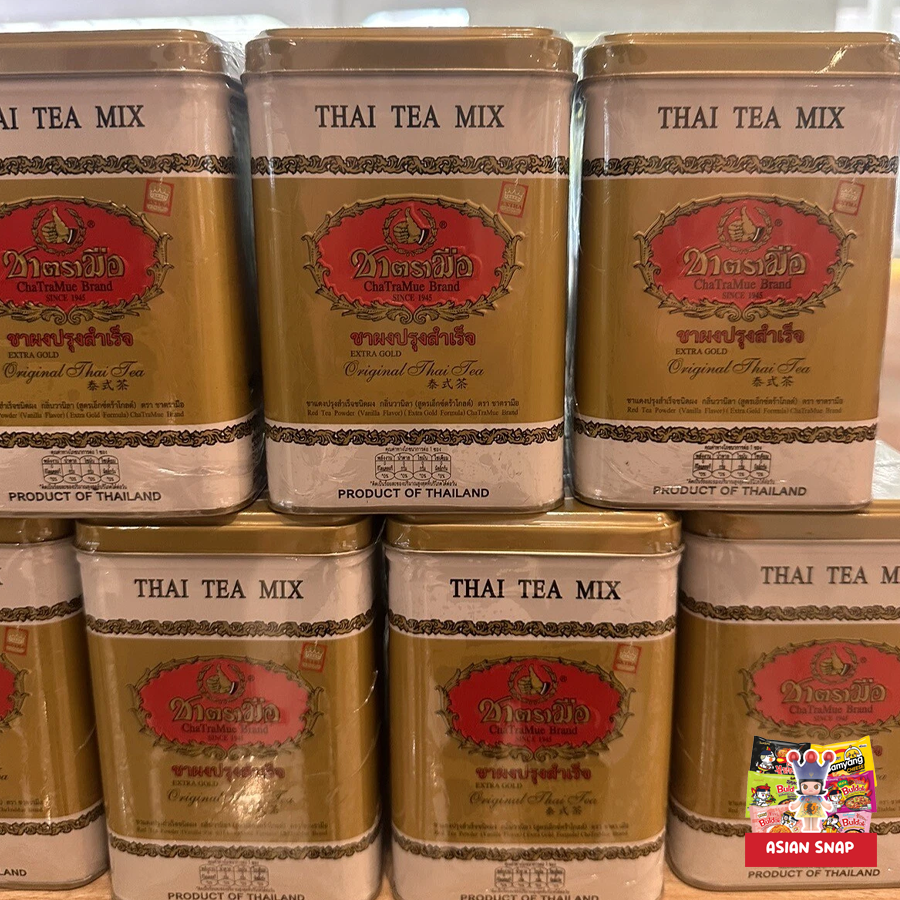 ChaTraMue Extra Gold Vanilla Number One Original Thai Tea Mix Thai