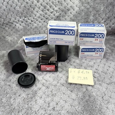 One Roll Of Kmart 35 mmFilm & 5 Rolls Of Agfa 35 mm ISO 200 Film Expired 7/1992￼