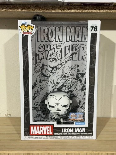 Funko Pop! Comic Covers Iron Man #1 Black & White Grail Rare LE /750 IN HAND