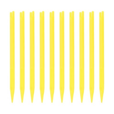 10 StüCke Gelb Kunststoff Fischernetz Reparatur Nadel Shuttles Spule 2 Z9V26962